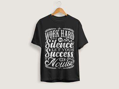 Motivational Typography T-Shirt Design best t shirt black t shirt branding custom t shirt design graphic design illustration motivation motivational tshirt tee shirt tshirt tshirt design typographic typography typography t shirt design vector vintage t shirt