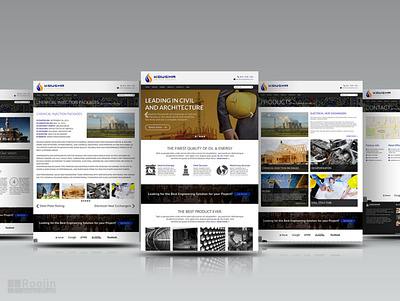 Website UI design graphic design ui