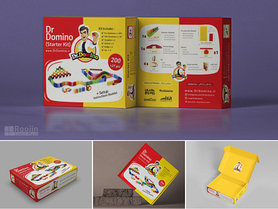 Domino Box Design box design design graphic design illustration package design