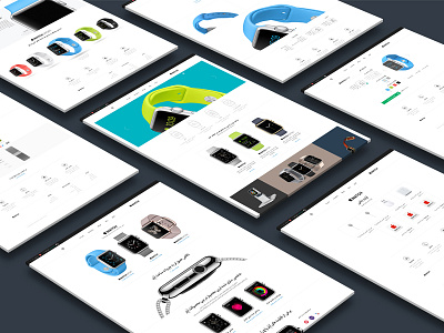 Applewatch.ir UI/UX apple applewatch retina shop shopping ui ux watch websit