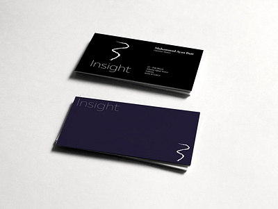 Insight branding business card card graphic design logo stationery