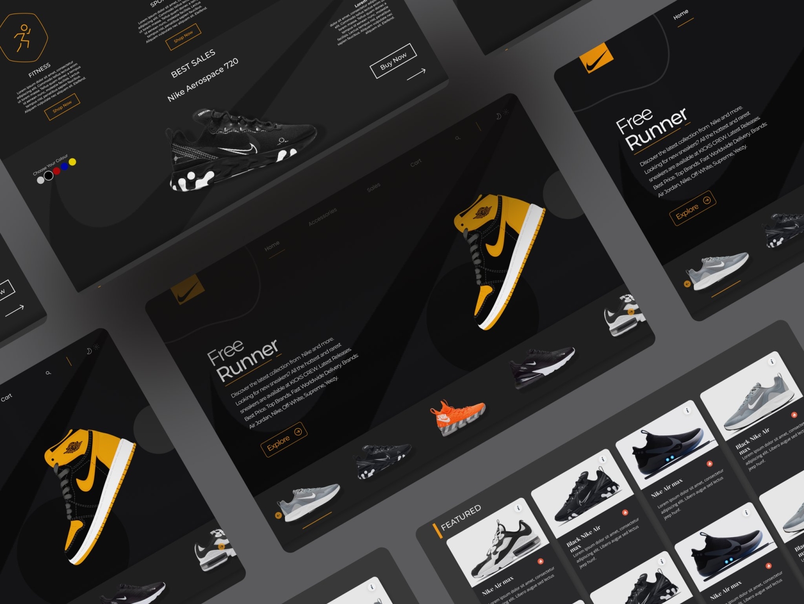 Nike Sneakers (E-commerce) e commerce nike shoe sneakers