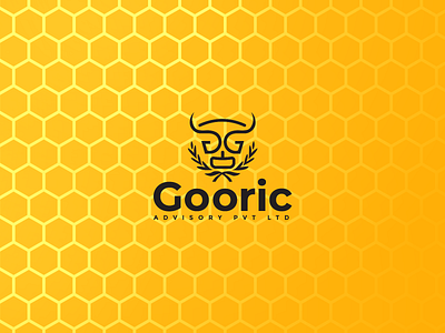 Honey Label Design for GOORIC Advisory PVT LTD branding design graphic design label design packaging design