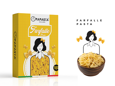 Pasta packaging Design for PAPASTA