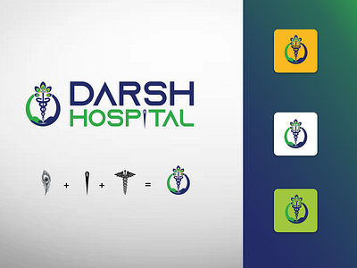 Logo design for Multispecialty Hospital branding design graphic design logo logo design
