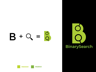 Logo Design of BinarySearch for IT Company branding businesscard design graphic design logo logo design