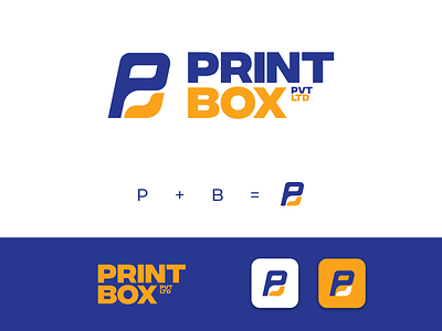 Logo design for "PrintBox PVT LTD" branding businesscard design graphic design logo logo design