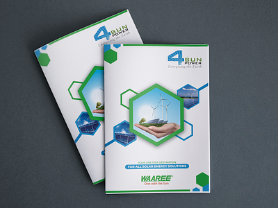 Brochure design for "4Sun Power" branding brochure design design graphic design logo logo design