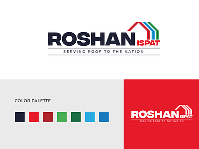 Logo design for Roofing Industry "RoshanIspat"