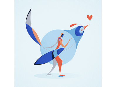 Bird art bird color design digital illustration vector vector art