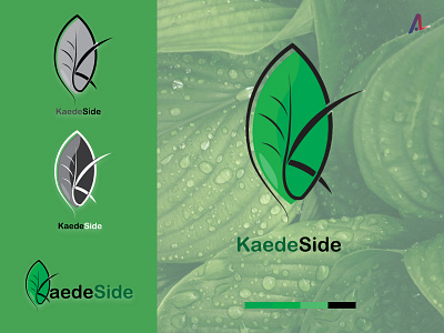 Kaede Side - Coffee shop Logo adobe illustrator awesome logo branding design design services designer figma illustration logo ui
