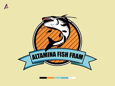 Altamina Fish Farm - Farm Logo adobe illustrator awesome logo branding design design services designer figma illustration logo ui