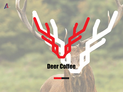 Deer Coffee - Brand Logo adobe illustrator animation awesome logo branding design design services designer figma graphic design illustration logo ui