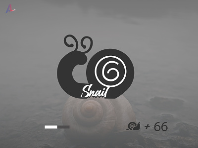 66 Snail - Pen Logo 66 adobe illustrator awesome logo branding design services designer figma logo snail