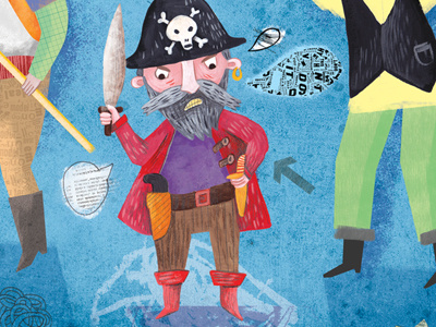 Pirates illustration pirate