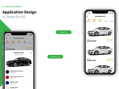 E-commerce Car Sales Application & Web Design app car car dealer car dealers car dealership design ecommerce ecommerce shop ios iphone iphone x mobile ui