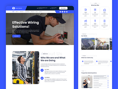 Emergency Electrical Service Website Template