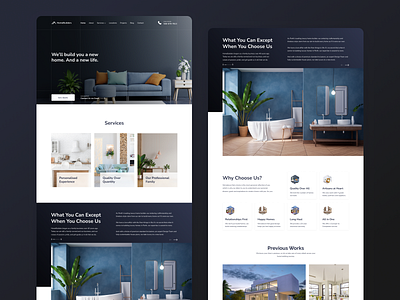 Luxury House Building Website Template