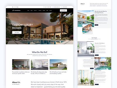 Luxury House Building Website Template