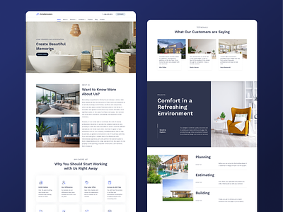 Typical Trades/Contracting Business Website Template australia building contracting contractor business design home house renovation service trade business trades business tradie tradie business ui ux web design web template webdesign website website template