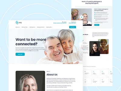Landing Page for Website of Hearing and Audiometry Services audiometry audiometry service audiometry services audiometry test audiometry tests design doctor doctors hearing hearing and audiometry services hearing service hearing services hearing tests redesign ui ux web design webdesign website website design