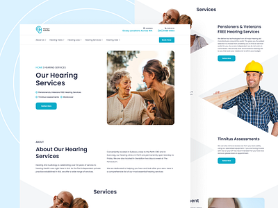 Service Page for Website of Hearing and Audiometry Services audiometry audiometry service audiometry services audiometry test audiometry tests design doctor hear hearing hearing service hearing services hearing test hearing tests service services ui ux web design webdesign website