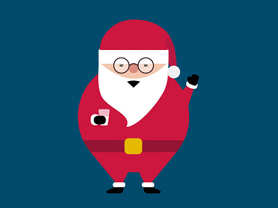 Santa christmas illustration santa xmas