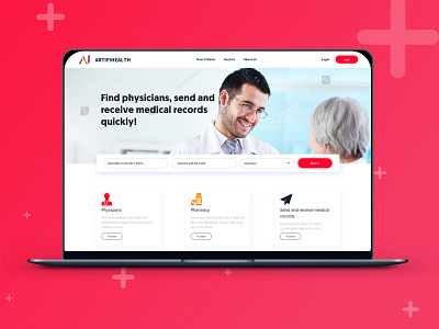 Medical UI Design design ui ux webdesign website