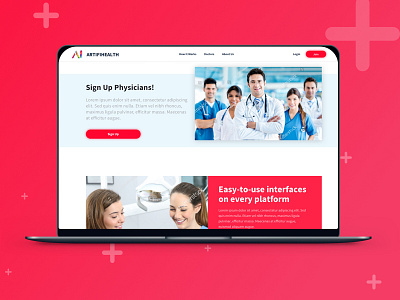 Medical UI Design design ui webdesign website