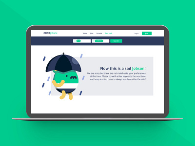 Responsive Jobsite Design design job job app job application job board job listing jobs responsive ui ux webdesign website