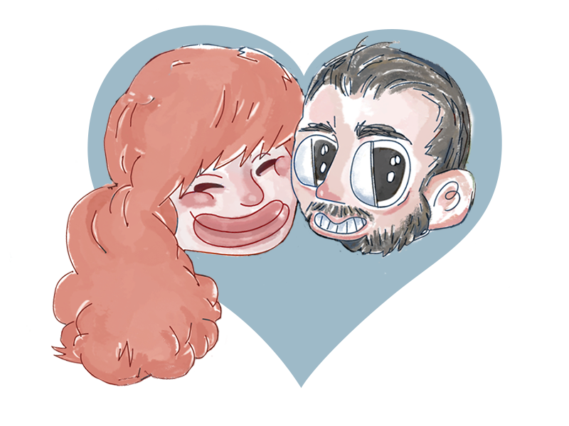 Heads Sticker by Yonny Zafrani on Dribbble