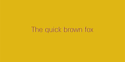 Quick Brown Fox - Almoni DL (animated gif) almoni font fox gif quick אאא