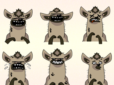 Hyena Character design