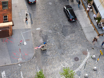 New York City Street Daytime Overhead cmyk creative commons daytime image new york city nyc overhead photo photocrops photography street view