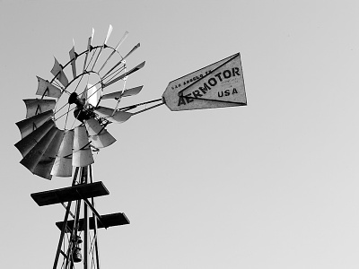 Black And White Windmill black and white creative commons photo photocrops photography san angelo texas windmill