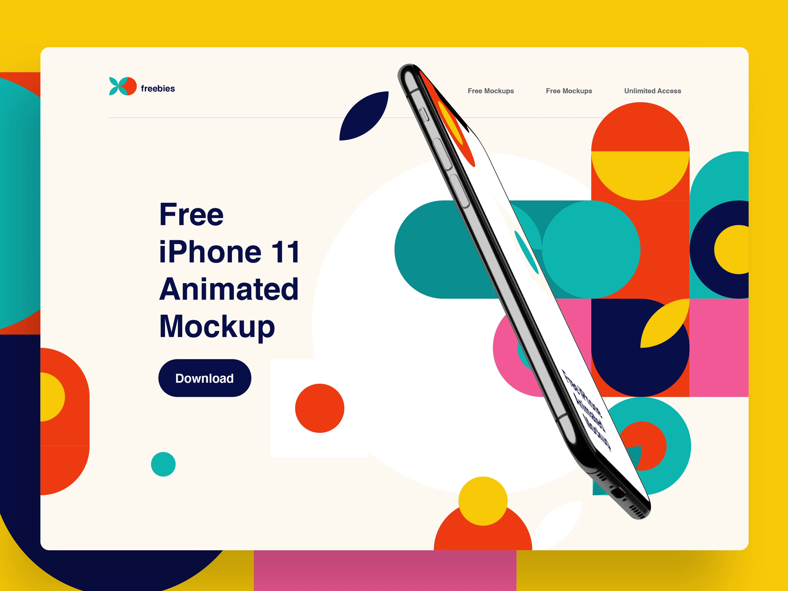 Download Free Animated Mockup By Ruslanlatypov For Ls Graphics On Dribbble