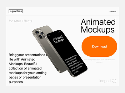 iPhone 12 Pro Max Animated Mockups after effects animated download free iphone iphone 12 iphone 12 pro max mockup