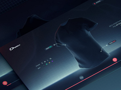 Demix website concept concept design ui ux web