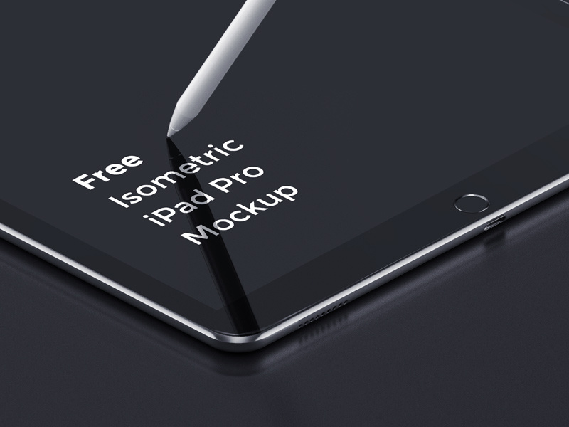 iPad Pro — Free Mockup apple ipad pro ipad freebie psd premium free mock-up mockup