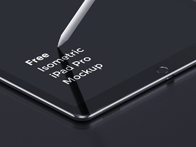 iPad Pro — Free Mockup apple free freebie ipad ipad pro mock up mockup premium psd