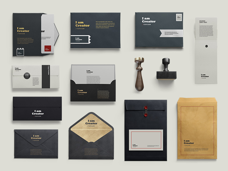 Download Envelope Mockups Collection by Ruslanlatypov for ls ...