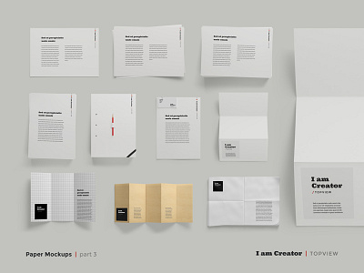 Paper Packs Mockups