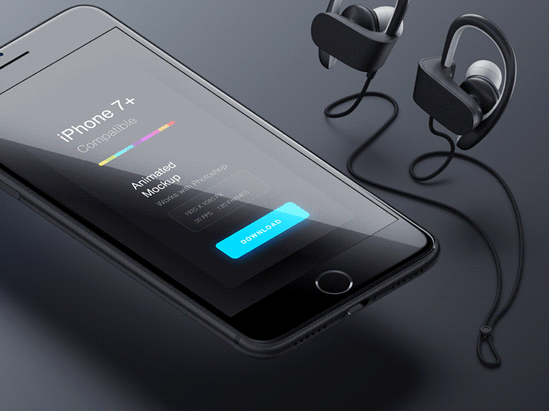 Iphone 7 Free Animated Mockup By Ruslanlatypov For Ls Graphics On Dribbble