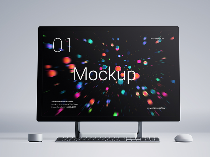 Microsoft surface studio mockups free download information