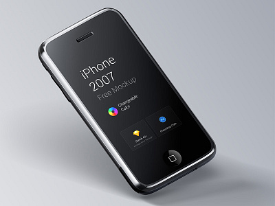 Free 2007 iPhone Mockup apple device iphone photoshop sketch