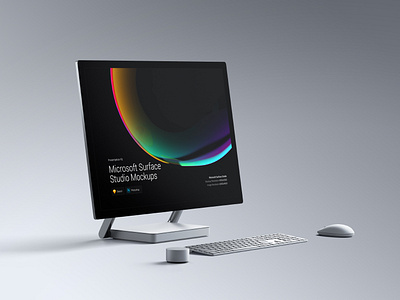 Download Microsoft Surface Studio Mockups By Ruslanlatypov For Ls Graphics On Dribbble