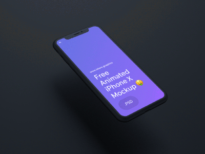 Download Free Animated iPhone X Mockup for Photoshop by ...