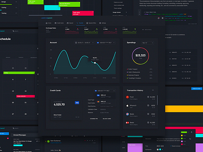 Control Panel chat dashboard design system ui ui kit ux web