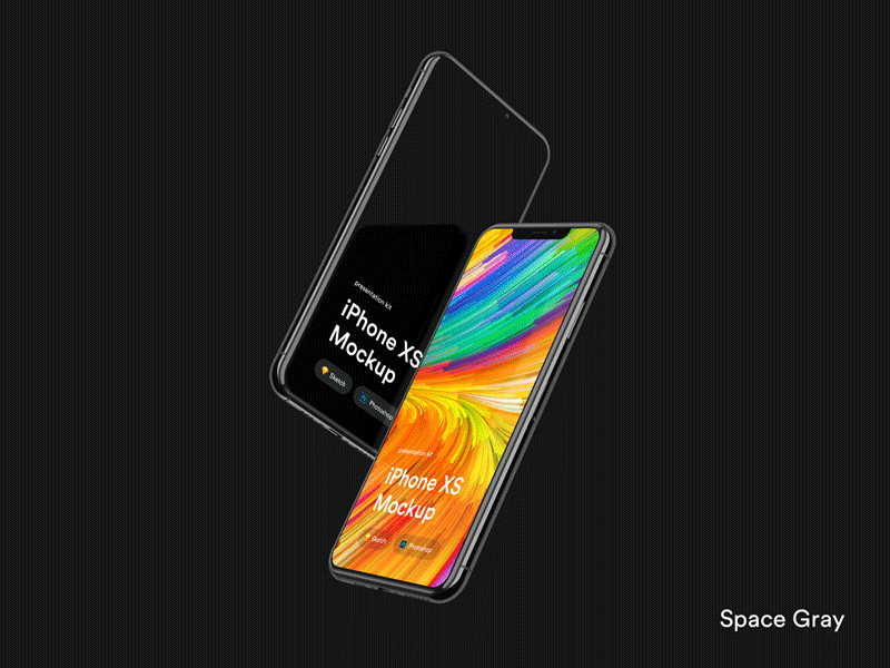 iPhone XS and iPhone XR Mockups