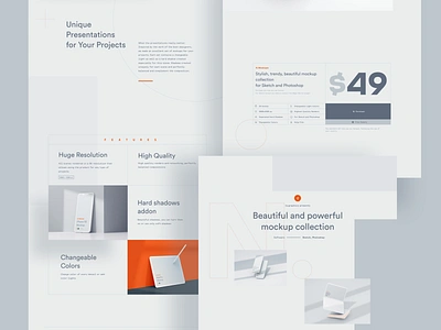 N.Mockups Landing design download freebie landing landing page mock up mockup psd